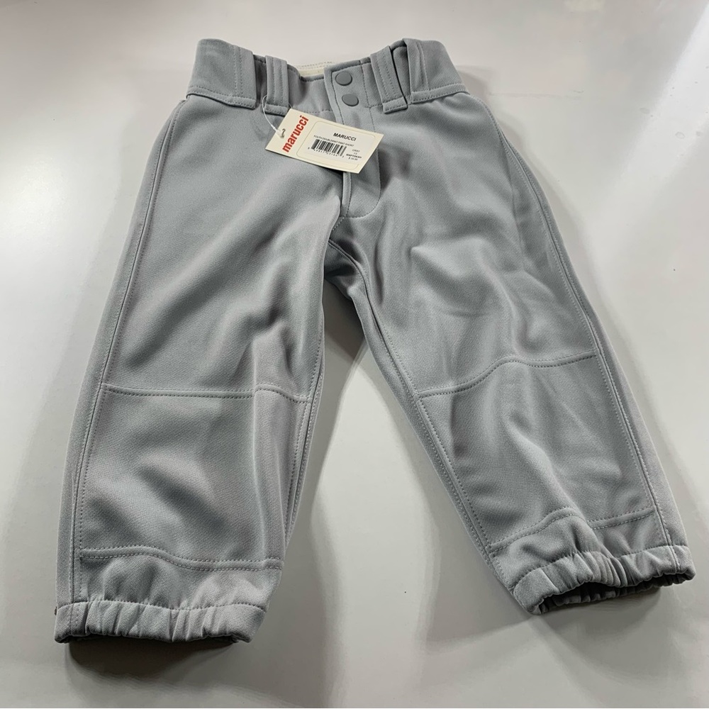 Marucci Youth Doubleknit Short Pants Gray Youth Small